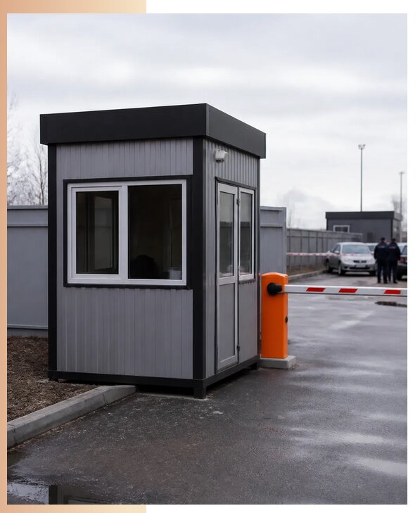 Изготовление и аренда бытовок КПП в Лесозаводске под ключ